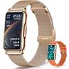 Moikmlih Smartwatch Uomo Donna, 1,47 HD 126+ Sportive Orologio Smartwatch con Notifiche Bluetooth, Pedometro, Monitoraggio del Sonno, Cardiometro SpO2, Fitness Tracker Impermeabile IP68 per Android/iOS