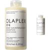 Olaplex No. 4 Shampoo Bond Maintenance idratante, 250 ml + No. 5 Balsamo Bond Maintenance