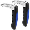 Retrok 2 maniglie per porta auto, per anziani, 180 kg, antiruggine, antiscivolo, per auto, per anziani, disabili (blu)