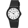 TASGO Orologio da polso da donna, minimalista, alla moda, classico, al quarzo, facile da leggere, sottile/ultra leggero, impermeabile, per donne, studenti, ragazze, vestito casual, T129nero Bianco,