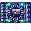 COVVY LED rotante SMD NE555 Scheda pratica di saldatura Kit fai da te Fanny Abilità Formazione Kit fai da te Scheda elettronica PCB Modulo Tuta