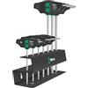 Wera 05023456001 467/7 TORX HF Assortimento 2, giravite a T TORX con funzione di ritegno, 7 pezzi, Nero