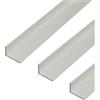 Alberts 498283 - Profilo angolare, in alluminio, colore argento anodizzato, 1000 x 40 x 20 mm, set da 3 pezzi