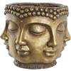 Redesyn MACETERO MAGNESIA 30X34X30 BUDA ENVEJECIDO DORADO