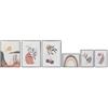 ZOMTOON CUADRO SET 6 LIENZO PS 40X2,8X60 HOJAS ENMARCADO