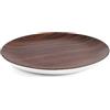 Lacor - 63083 - Piatto rotondo in legno melaminico, senza BPA, Ø15 cm, impilabile, lavabile in lavastoviglie, imita il legno, leggero e resistente, per servire e presentare cibi, non adatto per forno