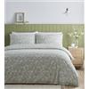 Charlotte Thomas Simply Charlotte Olivia - Set copripiumino per letto matrimoniale, motivo floreale, colore: verde salvia