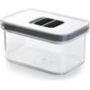 Lacor - 64627 - Contenitore per alimenti secchi, coperchio ermetico con chiusura in silicone, impilabile, senza BPA, capacità 0,7 litri.