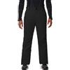 HOTIAN Pantaloni da sci da uomo, impermeabili, traspiranti, caldi, per attività all'aria aperta, da neve, da snowboard, da trekking, Nero , XXL