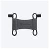 Tractive - 2 clip in tessuto per il GPS per cani Tractive DOG 6 (nero) - formato piccolo (S)