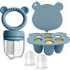 WeSweet Mangiatoia per frutta per bambini, in silicone, per alimenti per frutta, per latte materno e ghiaccioli, stampi per la dentizione del bambino e per l'alimentazione autonoma, ideale come regalo
