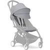 Stokke YOYO 6+ Color Pack, Stone - Solo tessuti: cuscino per seduta, capottina estendibile e tasca posteriore con cerniera - Richiede telaio YOYO (venduto separatamente)