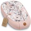 Totsy Baby Riduttore lettino neonato - 50x90cm nido baby nest antisoffoco culla pod cocoonababy confortevole cotone waffle babynest per neonati Rosa selvatica