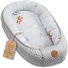 Totsy Baby Riduttore lettino neonato - 90x50 cm nido culla pod cocoonababy babynest antisoffoco per bambina e bambino baby nest per neonati Orsacchiotti