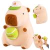 LJTXX Peluche Capybara 25cm - Bambola Morbida Kawaii - Giocattolo per Bambini - Regalo di Compleanno - Decorazione