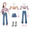 DIELIANHUA Vestiti e Accessori per Bambole, Vestiti per Bambole 30 cm, Vestiti per Bambole , Vestiti per Bambole, Scarpe, Borse, Collane, Christmas Doll Clothes