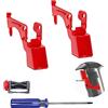 Fictezlove Interruttore di Ricambio per aspirapolvere Dyson V11 V10, Pulsante di sblocco aggiornato per Dyson V15 V11 V10 (2 interruttori + 1 Pulsante + 1 cacciavite)