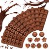 AKONE 6 stampi in silicone per cioccolatini, senza BPA, antiaderente 3D, silicone, orsetti gommosi