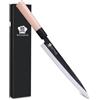 WILDMOK Sashimi Knife 25,5 cm - Coltello Perfetto Yanagiba per Tagliare Sushi, Filetto di Pesce e Affettatura - Lama D'acciaio Tedesca e Manico in Legno Tradizionale