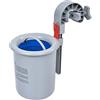 AVENLI 290727 Skimmer Superficie Piscine con Struttura, Grigio/Blu, 40x19x18 cm