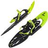 ALPIDEX Racchette Neve Ciaspole Alzatacco 38-46 Borsa Trasporto Bastoni Opzionali, Colore:Lime Senza Bastoncini