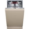 Neff S857YMX12E, N 70, Smart lavastoviglie completamente integrata 45 cm, cassetto portaposate, molto silenzioso, essiccazione zeolite, sistema di cestello Flex II, programma preferito, forte pulizia