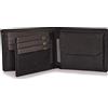 DONBOLSO Portafoglio Zurigo - da Uomo con Portamonete - Grande in Pelle - con Protezione RFID - Vintage Nero
