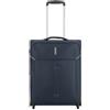 RONCATO IRONIK 2.0 Trolley Cabina 55 cm | Morbido, Espandibile con zip, 2 ruote - Blu Notte