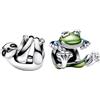 MGIUL Charm Cartone Animato Animale Ruoli Cinematografici 3 in 1 Clips 2 in 1 Pendant Argento 925 Ciondoli Perline Compleanni Anniversari Gioielli Regalo per le Donne