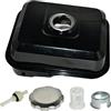 Carkio - Filtro per serbatoio a gas per Honda GX140, GX160 5,5HP, GX200 6,5HP, accessori per moto, colore nero