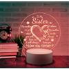 Deluisho Lampada notturna 3D, Luce Notturna Personalizzata, Lampada Notturna per Bambini, 16 Colori Telecomando Dimming Visual Stereoscopic Night Light, Regalo Perfetto per i Bambini（Rotundità）