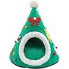 SZSXYBZ Torre per gatti di Natale, accogliente libro per gatti Le vacanze, condominio per gatti vacanza, grotta per gatti Natale, cuccia per gatti Natale, albero per gatti, tiragraffi a forma di albero di