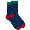 Gallo Calze corte uomo cotone fantasia padel blu
