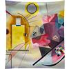 My Custom Style Coperta #Arte-GialloRossoBlu Kandinsky# Plaid 150x100 Peluche Sherpa
