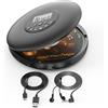 Arafuna Lettore CD portatile-Compact Discman -Personal Music Player Anti-Skip Protection, Tracce programmabili - Auricolari inclusi