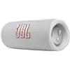 JBL Flip 6 Speaker Bluetooth Portatile, Cassa Altoparlante Impermeabile e Antipolvere IPX67, Compatibile con JBL PartyBoost, Fino a 12h di Autonomia, Bianco