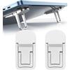 XPEX 1 Paio Supporto PC Portatile,porta pc portatile,Pieghevole in Plastica Laptop Stand per Computer Portatili,Accessori pc Staffa adesiva invisibile