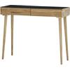 Robas Lund Nata Consolle, Quercia Vetro Legno ingegnerizzato, B/H/T: 100/80/35 cm