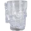 Luqeeg Tazza con Teschio Illuminato di Halloween, Boccale da Birra con Faccia di Teschio Bicchieri con Manico Tazze di Halloween Illuminate a LED Tazza di Halloween con Teschio Illuminato