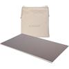 CECILUÌ Spianatoia per Impastare Acciaio Inox 2.0 Sacca di Cotone Tagliere da Cucina Professionale in Varie Dimensioni Made in Italy Pizza Piano Lavoro Accessori Pasticceria (80x50)