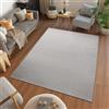 TAPISO Mono Tappeto Salotto Pelo Corto Design Moderno Monocromatico Tinta Unita Monocolore Tonalità Grigio Chiaro Soggiorno Camera da Letto Sala OEKO-TEX 80 x 150 cm