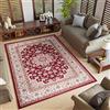 TAPISO Colorado Tappeto Pelo Corto Resistente Design Tradizionale Rosso Motivo Floreale Orientale Cornice Bordo Scuro Camera Salotto Soggiorno Sala Oeko-Tex 60 x 100 cm
