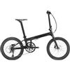 KABON Bicicletta pieghevole in fibra di carbonio T800, Leggera bicicletta pieghevole da 20 pollici con freno a disco idraulico a 11s con set di ruote in carbonio per adulti unisex
