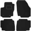 MOTOS M MOTOS tappetini auto Velours Premium per auto compatibili con Ford Mondeo IV 2007-2014 - Premium, Matt, Bianco tappetino auto - Provate un nuovo comfort di guida con un set di tappetini in velluto