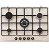 Glem Gas PRONTA CONSEGNA - SPEDIZIONE IMMEDIATA Glem Gas GT755SA Piano Cottura da Incasso a Gas 70 cm Finitura Sabbia 5 Fuochi Griglie Smaltate
