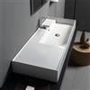 Scarabeo Teorema 2.0 lavabo sospeso, 5122BK, Teorema 2.0 bianco [Lavabi > Lavabi Sospesi]