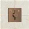 hansgrohe DuoTurn E miscelatore monocomando, per vasca e doccia, 75417140, DuoTurn E bronzo spazzolato [Rubinetteria Bagno > Rubinetteria Doccia]