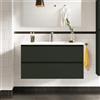 evineo ineo2 mobile La: 100 cm, 2 scomparti estraibili, con maniglia incassata, per evineo ineo2 lavabo,, BE0702GR, ineo2 [Mobili da Bagno > Mobili Lavabo]