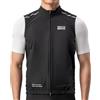 ROCKBROS Gilet da Ciclismo, Gilet Antivento Uomo, Gilet Traspirante Bici, Smanicato Leggero Catarifrangente Sportivo, Gilet Estivo Riflettente, Adatto per Corsa, Moto, Trekking, Escursione, Uomo Donna