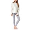 Schiesser Schlafanzug mit Leggings Plüsch Weich und Warm-Gr. 140 bis 176 Set di Pigiama, Cremefarben, 164 Bambina